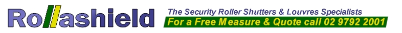RollaShield Security Roller Shutters & Louvres